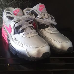 Silver and Pink Nike AirMax